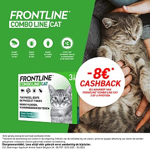 €8 bij aankoop van FRONTLINE® COMBOLINE CAT