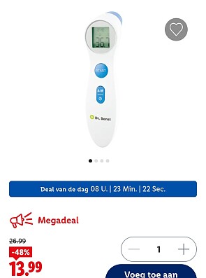 Multifunctionele infraroodthermometer -48%