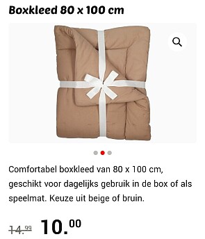 Boxkleed 80 x 100 cm