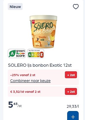 Ola Solero ijsjes in promo