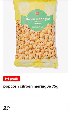 Popcorn citroen meringue 75g