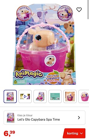 Animagic Let’s Glo Capybara Spa Time
