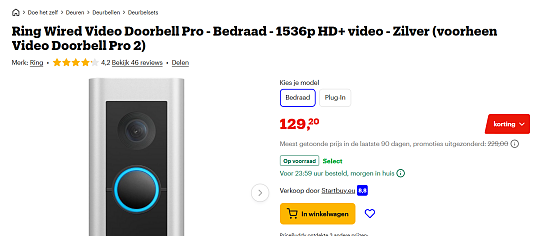 Ring Wired Video Doorbell Pro