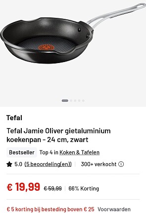 Tefal koekenpan Jamie Oliver