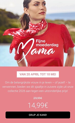 Fijne moederdag. Sjaaltje aan -50%