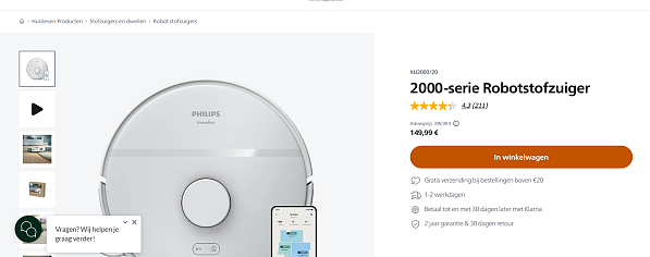 Philips 2000-serie Robotstofzuiger