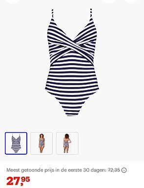 Barts badpak maat 38