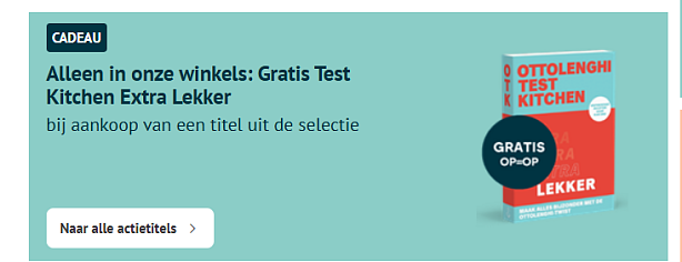 Gratis boek Ottolenghi bij Standaard Boekhandel