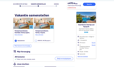 Top lastminute naar Golf van Hammamet, Tunesië in Mei