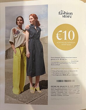 Krijg 10€ korting op thefashionstore.be