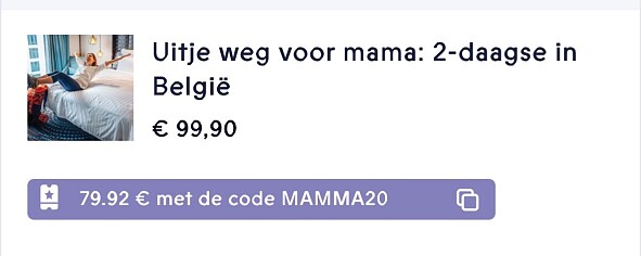 Bongo korting Moederdag