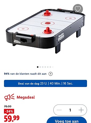 Airhockey KiddySpeed Bandito -24%
