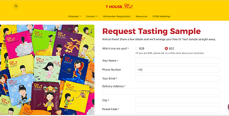 Gratis Or Tea? Theezakjes