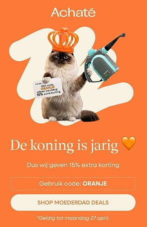 Achaté: 15% korting