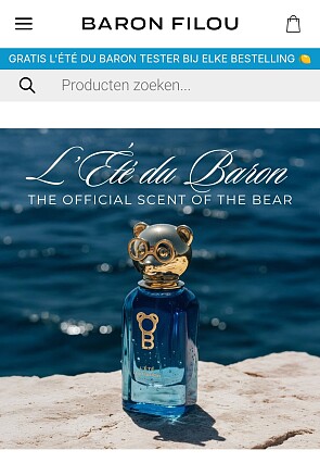 Gratis staaltje parfum l'été du baron bij Baron Filou