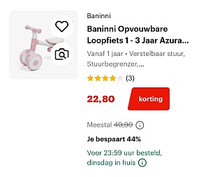 Rijdend buitenspeelgoed tot -44% bij Bol