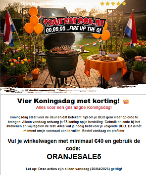 Vuurenrook.nl: €5 korting