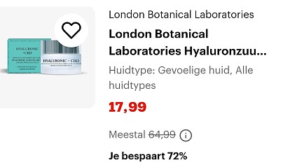 London Botanical Laboratories tot 82% korting