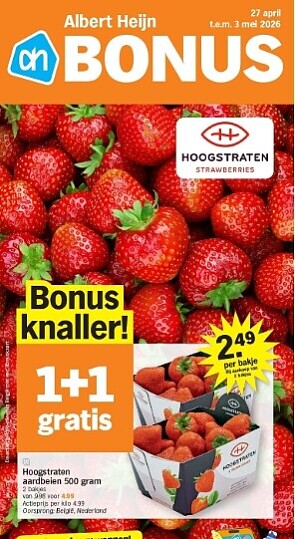 Hoogstraten aardbeien 🍓 slechts 2,49€/500 gram