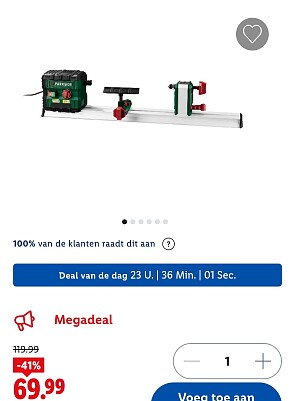 Draaibank PARKSIDE® PDM600 -41%