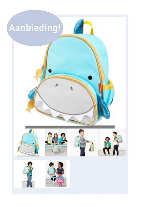 Skip hop rugzak haai
