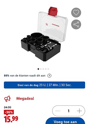 Gatenzaagset PARKSIDE PERFORMANCE® -36%