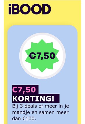 7,5€ korting bij iBood!