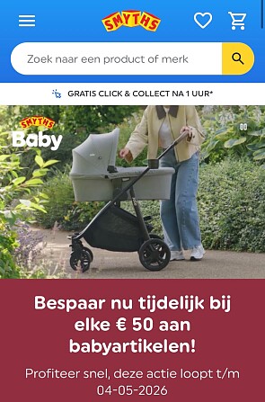 Actie Smyths Toys