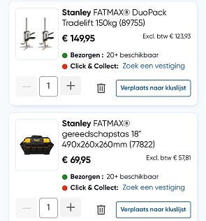 Toolstation actie