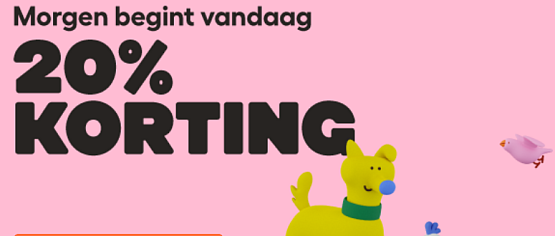 20% korting bij Omlet