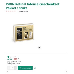 ISDIN Retinal Intense Geschenkset Pakket -35%