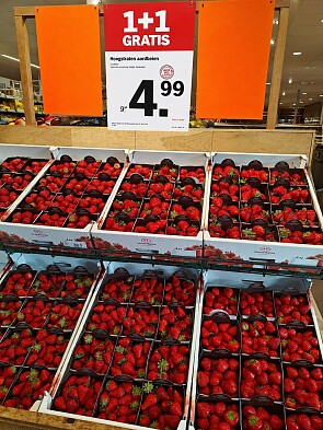Hoogstraten aardbeien € 2,49/bakje