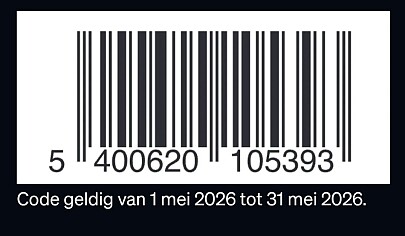 20% korting op 1 artikel naar keuze