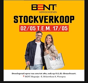 Stockverkoop Bent Waregem