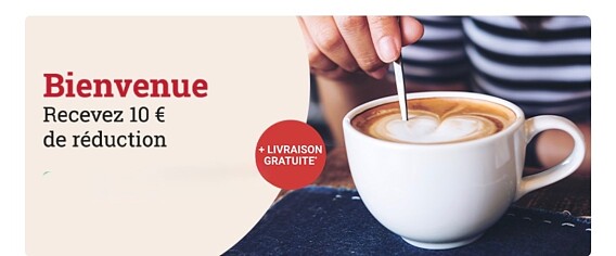 10 € de réduction + livraison gratuite