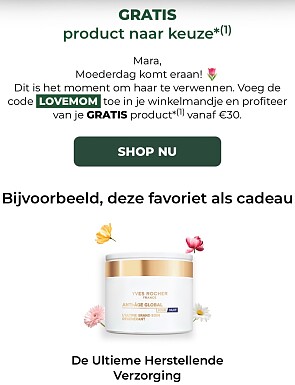 GRATIS product naar keuze