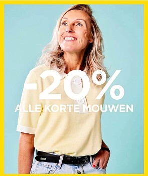 -20% op korte mouwen