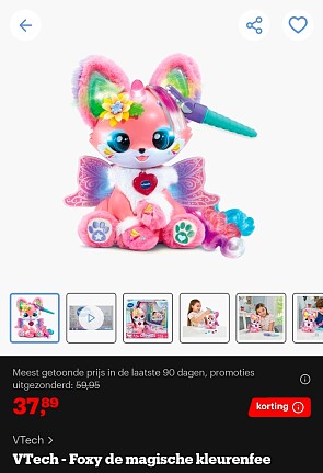 Vtech Foxy de magische kleurenfee