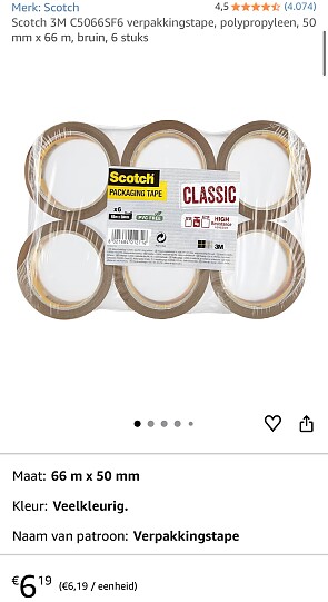 Scotch verpakkingstape