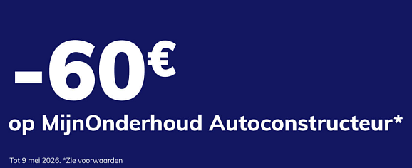 €60 korting op onderhoud bij Auto 5