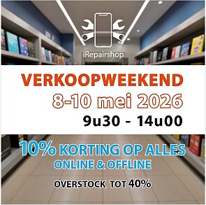 Irepairshop verkoopweekend tot -40%