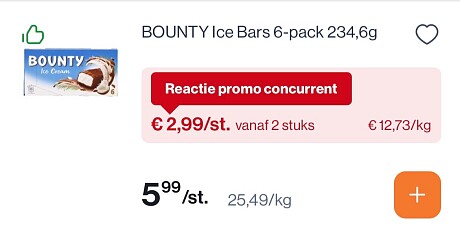 Verschillende soorten ice bars -50%