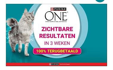 Purina One 100% terugbetaald 🐱