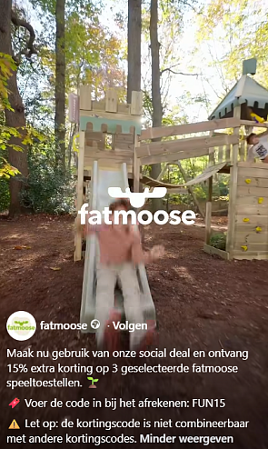 Fatmoose buitenspeelspeeltoestellen