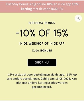 Birthday Bonus