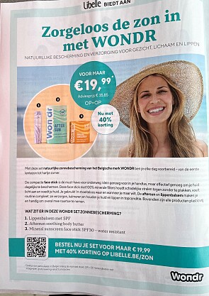-40% op wondr set zonbescherming