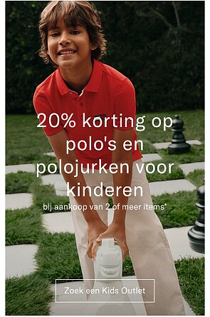 -20% op polo of polojurk kids