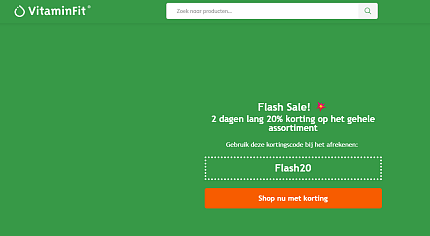 Vitaminfit: 20% korting