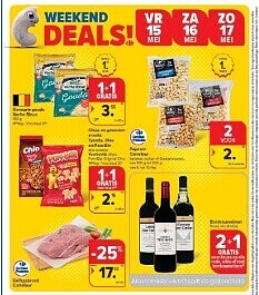Weekenddeals van vrij 15/5 tem zo 17/5/26 bij Carrefour