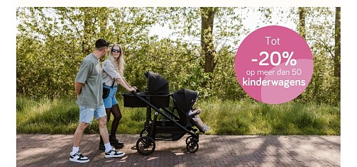 Tot -20% op kinderwagens bij Dreambaby